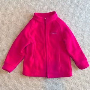 18-24 month Columbia full zip fleece jacket pink